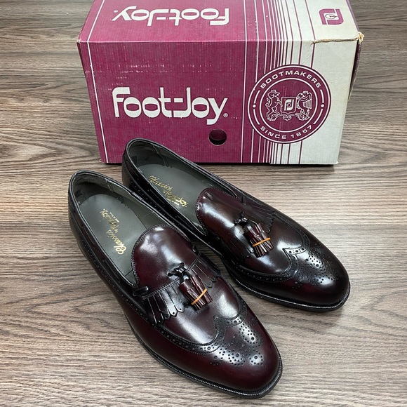 FootJoy Other - FootJoy Classics Burgundy Tassel Loafers 11.5 D